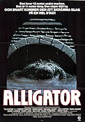 Alligator 1980 movie poster Robert Forster Henry Silva Michael V Gazzo Lewis Teague