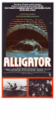 Alligator 1980 movie poster Robert Forster Henry Silva Michael V Gazzo Lewis Teague