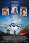 Always 1989 movie poster Holly Hunter John Goodman Richard Dreyfuss Steven Spielberg Romance Planes