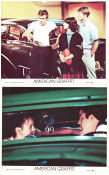American Graffiti 1973 lobby card set Richard Dreyfuss Ron Howard Harrison Ford Wolfman Jack George Lucas Rock and pop Cars and racing Cult movies
