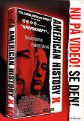 American History X 1998 poster Edward Norton Edward Furlong Beverly D´Angelo Tony Kaye Hitta mer: Nazi Politik