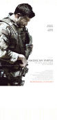 American Sniper 2014 poster Bradley Cooper Kyle Gallner Sienna Miller Clint Eastwood Krig Vapen