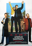 America´s Sweethearts 2001 movie poster Julia Roberts Billy Crystal Catherine Zeta-Jones John Cusack Joe Roth