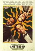 Amsterdam 2022 movie poster Christian Bale Margot Robbie John David Washington David O Russell