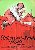 Anderssonskans Kalle 1922 movie poster Gösta Alexandersson Stina Berg Dagmar Ebbesen Sigurd Wallén