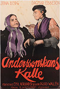Anderssonskans Kalle 1922 movie poster Gösta Alexandersson Stina Berg Dagmar Ebbesen Sigurd Wallén