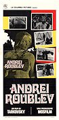 Andrey Rublev 1966 movie poster Anatoliy Solonitsyn Andrei Tarkovsky Russia Religion