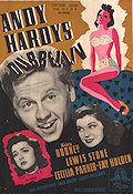 Andy Hardy´s Double Life 1942 movie poster Mickey Rooney Cecilia Parker Lewis Stone George B Seitz