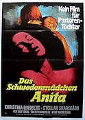 Das Schwedenmädchen Anita 1973 movie poster Christina Lindberg Stellan Skarsgård