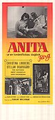 Anita ur en tonårsflickas dagbok 1973 movie poster Christina Lindberg Stellan Skarsgård Torgny Wickman