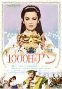 Anne of the Thousand Days 1969 movie poster Richard Burton Genevieve Bujold Irene Papas Charles Jarrott