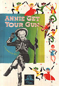 Annie Get Your Gun 1950 movie poster Betty Hutton Howard Keel George Sidney Music: Irving Berlin Musicals