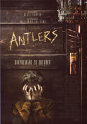 Antlers 2021 movie poster Keri Russell Jesse Plemons Jeremy T Thomas Scott Cooper