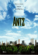 Antz 1998 poster Woody Allen Eric Darnell Animerat Insekter och spindlar