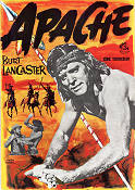 Apache 1954 movie poster Burt Lancaster Jean Peters John McIntire Robert Aldrich