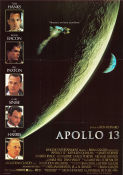 Apollo 13 1995 movie poster Tom Hanks Bill Paxton Kevin Bacon Ron Howard Spaceships