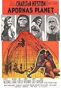 Planet of the Apes 1968 movie poster Charlton Heston Roddy McDowall Kim Hunter Franklin J Schaffner