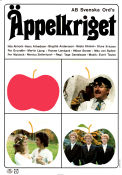 Äppelkriget 1971 poster Hans Alfredson Birgitta Andersson Gösta Ekman Per Grundén Sture Ericson Monica Zetterlund Tage Danielsson Filmbolag: AB Svenska Ord Hitta mer: Skåne