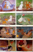 Aristocats 1970 lobbykort Wolfgang Reitherman Animerat Katter