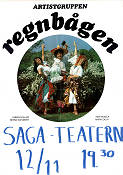 Artistgruppen Regnbågen 1980 poster Urban Collsiö Maria Zalai