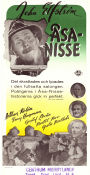 Åsa-Nisse 1949 movie poster John Elfström Arthur Rolén Emy Hagman Bertil Boo Ragnar Frisk Cult movies