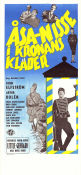 Åsa-Nisse i kronans kläder 1958 movie poster John Elfström Artur Rolén Brita Öberg Little Gerhard Bertil Boo Ragnar Frisk Find more: Åsa-Nisse