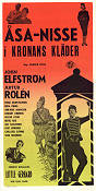 Åsa-Nisse i kronans kläder 1958 movie poster John Elfström Artur Rolén Brita Öberg Little Gerhard Ragnar Frisk Find more: Åsa-Nisse