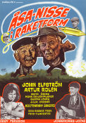 Åsa-Nisse i raketform 1966 poster John Elfström Artur Rolén Gustaf Lövås Brita Öberg Jokkmokks-Jocke Hootenanny Singers Gustaf Lövås Ragnar Frisk Affischkonstnär: Walter Bjorne Hitta mer: Åsa-Nisse Kultfilmer