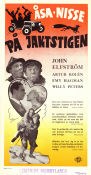 Åsa-Nisse på jaktstigen 1950 poster John Elfström Ragnar Frisk