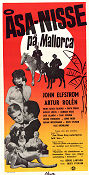 Åsa-Nisse på Mallorca 1962 movie poster John Elfström Artur Rolén Lissi Alandh Mona Geijer-Falkner Börje Larsson Travel