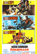 Åskbollen 1965 poster Sean Connery Claudine Auger Adolfo Celi Luciana Paluzzi Terence Young Text: Ian Fleming Dykning