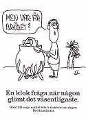 Ät mera bröd Gryta B 1978 poster Find more: Brödinstitutet Poster artwork: Staffan Lindén Food and drink