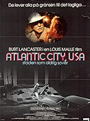 Atlantic City USA 1981 movie poster Burt Lancaster Susan Sarandon Kate Reid Louis Malle Gambling