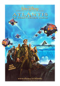 Atlantis: The Lost Empire 2001 movie poster Michael J Fox Gary Trousdale Animation