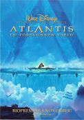 Atlantis: The Lost Empire 2001 movie poster Michael J Fox Gary Trousdale Animation