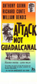 Guadalcanal Diary 1943 movie poster Anthony Quinn Richard Conte William Bendix Lewis Seiler War