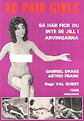 Au Pair Girls 1978 movie poster Gabrielle Drake Astrid Frank Val Guest Find more: Arvingarna