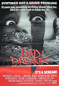 Bad Dreams 1988 poster Jennifer Rubin Andrew Fleming