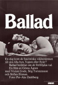Ballad 1968 movie poster Vivian Gude Stig Torstensson Lennart Snickars Gösta Ågren