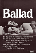 Ballad 1968 poster Vivian Gude Stig Torstensson Lennart Snickars Gösta Ågren