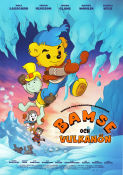 Bamse och vulkanön 2021 poster Rolf Lassgård Bamse Christian Ryltenius Animerat