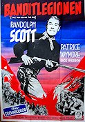 The Man Behind the Gun 1953 movie poster Randolph Scott