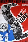 Bara en trumpetare 1938 movie poster Adolf Jahr Elof Ahrle Sickan Carlsson Anders Henrikson