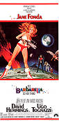 Barbarella 1968 movie poster Jane Fonda Roger Vadim Poster artwork: Robert E McGinnis Find more: Large poster