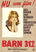 Barn 312 1955 poster Inge Egger Paul Klinger Ingrid Simon Gustav Machaty Barn