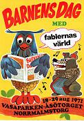 Barnens Dag med Fablernas värld 1971 poster Find more: Fablernas värld From TV