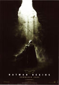 Batman Begins 2005 movie poster Christian Bale Michael Caine Liam Neeson Christopher Nolan Find more: Batman Find more: DC Comics