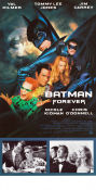 Batman Forever 1995 movie poster Val Kilmer Jim Carrey Tommy Lee Jones Nicole Kidman Tim Burton Find more: Batman