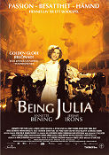 Being Julia 2004 movie poster Annette Bening Michael Gambon Jeremy Irons Istvan Szabo