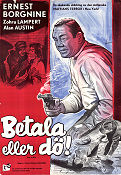 Betala eller dö 1960 poster Ernest Borgnine Zohra Lampert Richard Wilson